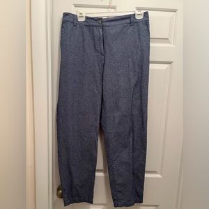 Talbots women’s The Weekend cotton chino pants. Denim color. NWOT